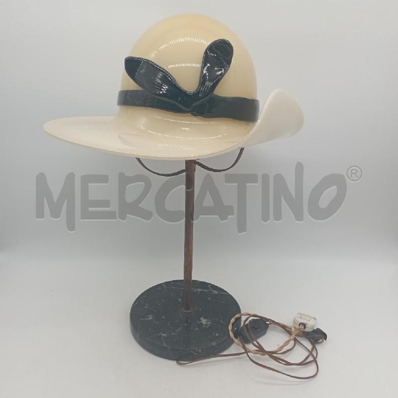 LAMPADA MURANO FORMA CAPPELLO FIOCCO NERO | Mercatino dell'Usato Roma montemario 1