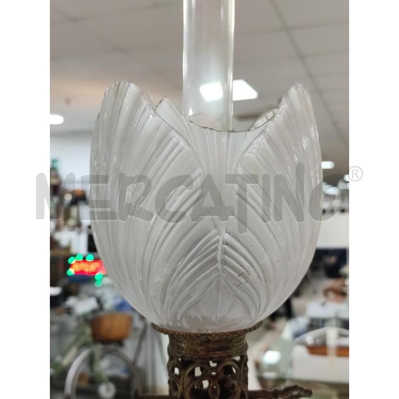 LAMPADA OPALINE VERDE GLOBO DA RIV | Mercatino dell'Usato Roma montemario 2