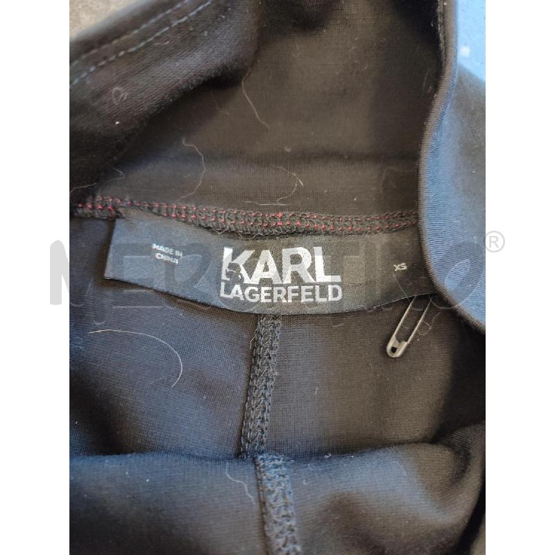 LEGGINGS DONNA NERO CICLISTI KARL LAGERFELD | Mercatino dell'Usato Roma montemario 2