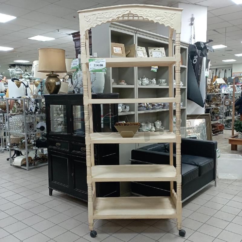 LIBRERIA MORESCA BEIGE C/RUOTE | Mercatino dell'Usato Roma montemario 1