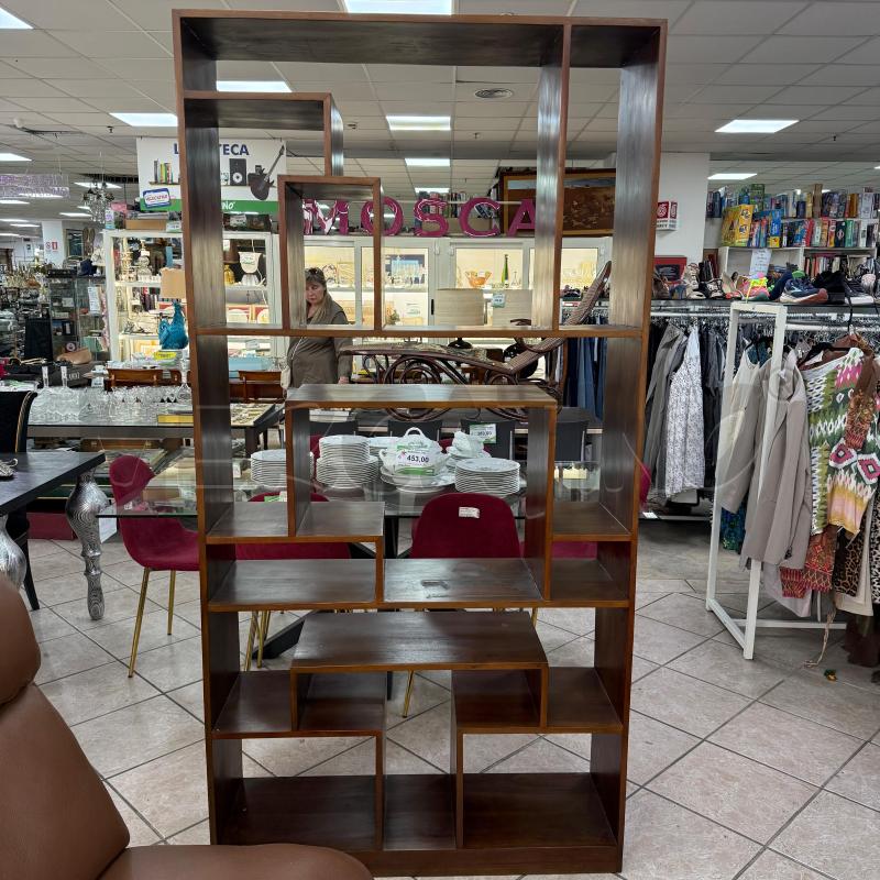 LIBRERIA TEAK ALTA VARI VANI | Mercatino dell'Usato Roma montemario 1