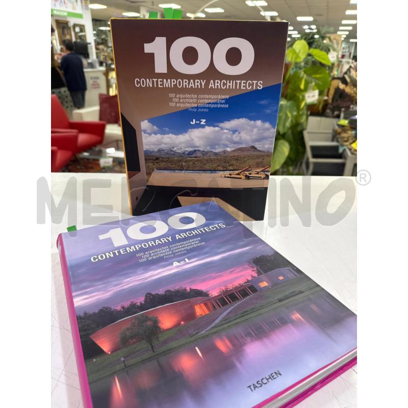 LIBRO DOPPIO TASCHEN 100 CONTEMPORARY ARCHITECTS | Mercatino dell'Usato Roma montemario 1