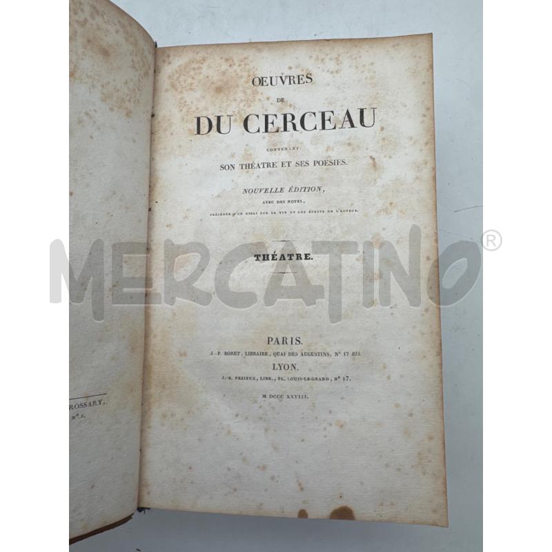LIBRO DU CERCEAU M DCCC XXVIII. 2 TOMI | Mercatino dell'Usato Roma montemario 1