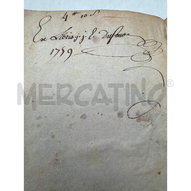 LIBRO GRAMMAIRE GEOGRAPHIQUE M. DCC. XLVIII | Mercatino dell'Usato Roma montemario 2
