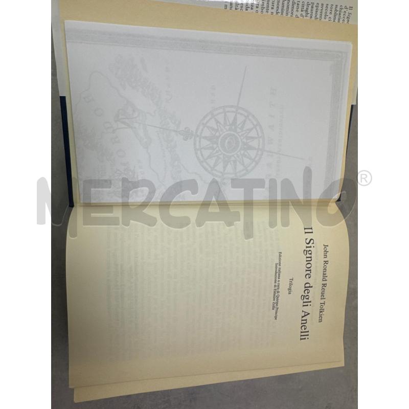 LIBRO J.R.R TOLKIEN IL SIGNORE DEGLI ANELLI 2000 | Mercatino dell'Usato Roma montemario 2