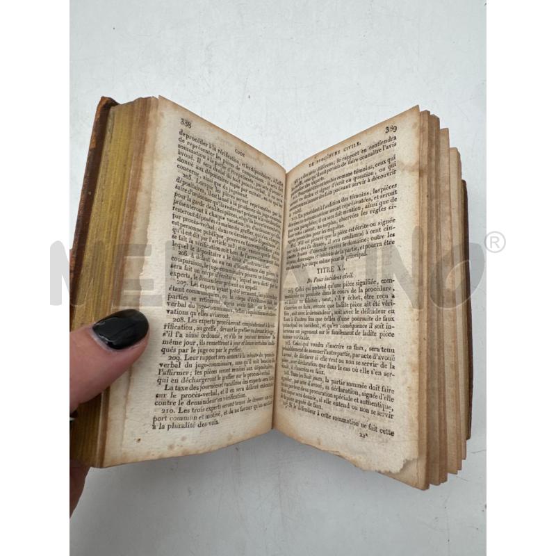 LIBRO LES CINQCODES DU ROYAUME 1819 | Mercatino dell'Usato Roma montemario 3