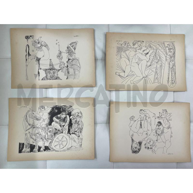 LOTTO LITOGRAFIE EROTICHE PICASSO 1968 12PZ | Mercatino dell'Usato Roma montemario 2