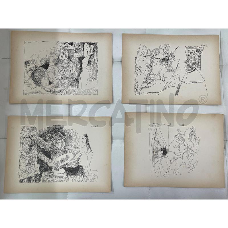 LOTTO LITOGRAFIE EROTICHE PICASSO 1968 12PZ | Mercatino dell'Usato Roma montemario 3