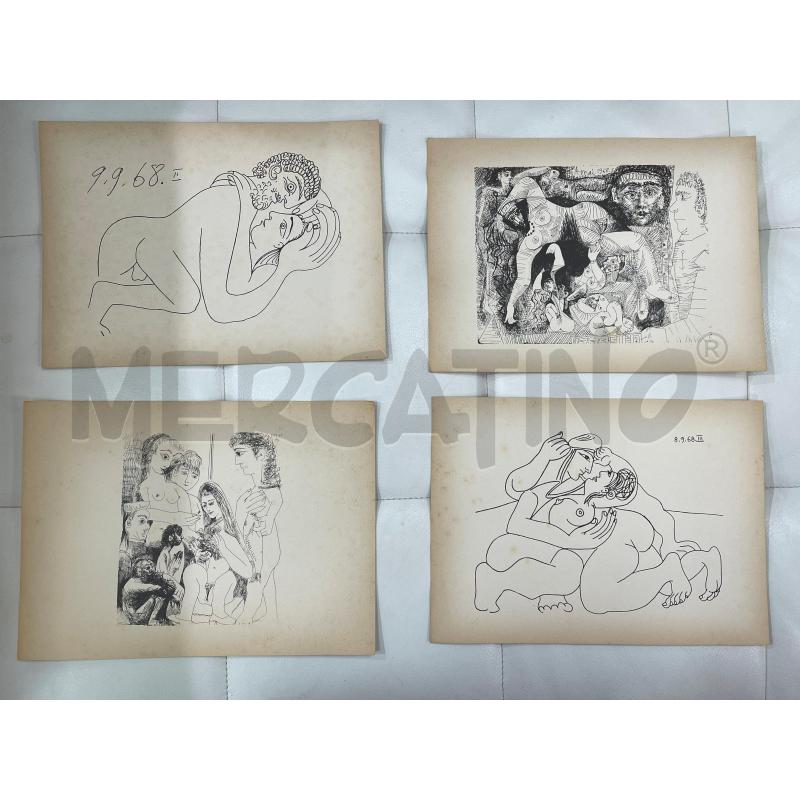 LOTTO LITOGRAFIE EROTICHE PICASSO 1968 12PZ | Mercatino dell'Usato Roma montemario 4