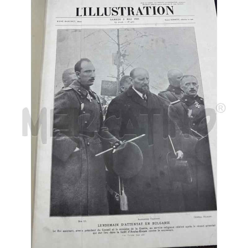 L'ILLUSTRATION 3 VOL 1925 C.REALE ROMANOV | Mercatino dell'Usato Roma montemario 2