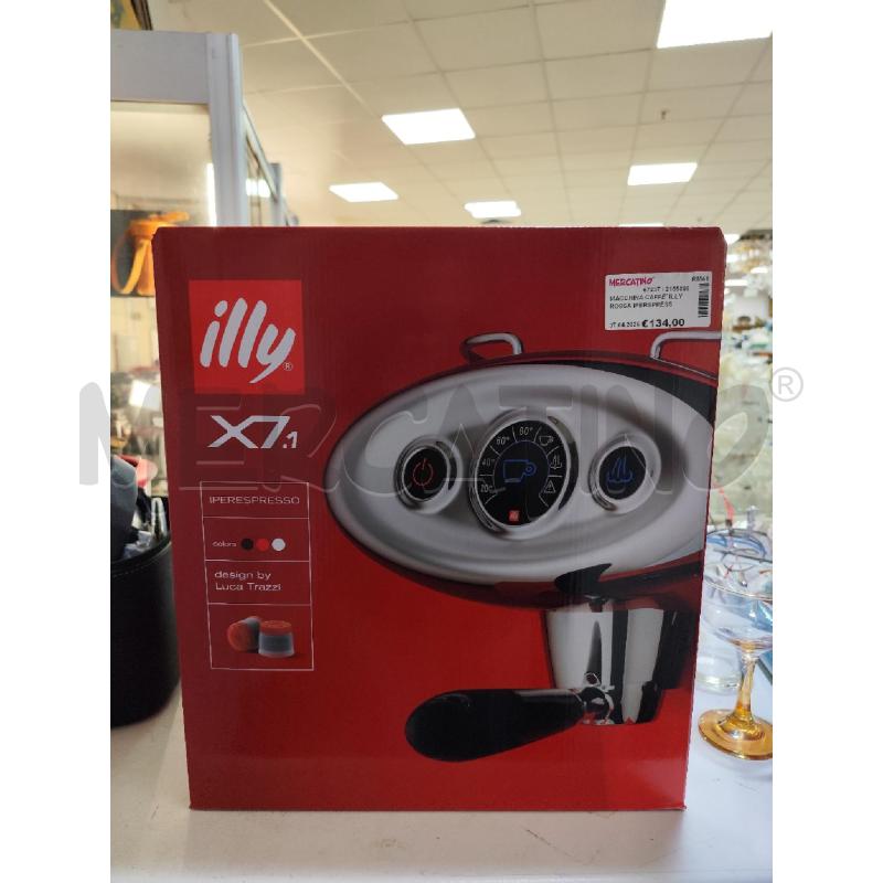 MACCHINA CAFFE' ILLY ROSSA IPERSPRESSO X7.1 | Mercatino dell'Usato Roma montemario 1