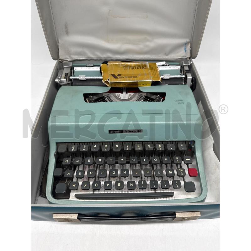MACCHINA DA SCRIVERE OLIVETTI LETTERA 32 | Mercatino dell'Usato Roma montemario 1