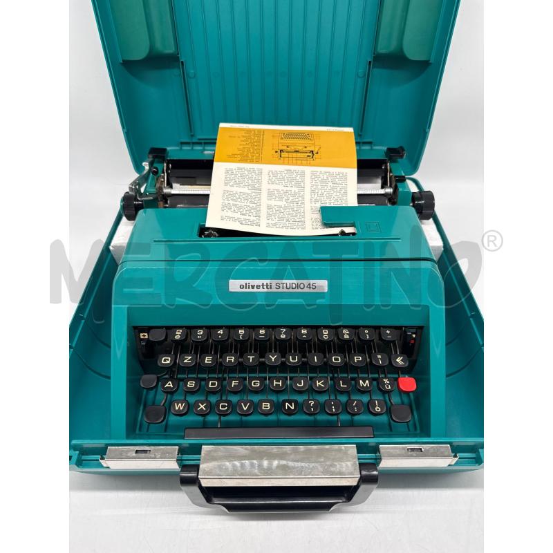 MACCHINA DA SCRIVERE OLIVETTI LETTERA 45 | Mercatino dell'Usato Roma montemario 1