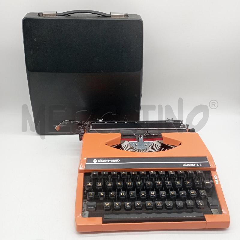 MACCHINA DA SCRIVERE SILVER REED SILVERETTE II ARANC | Mercatino dell'Usato Roma montemario 1