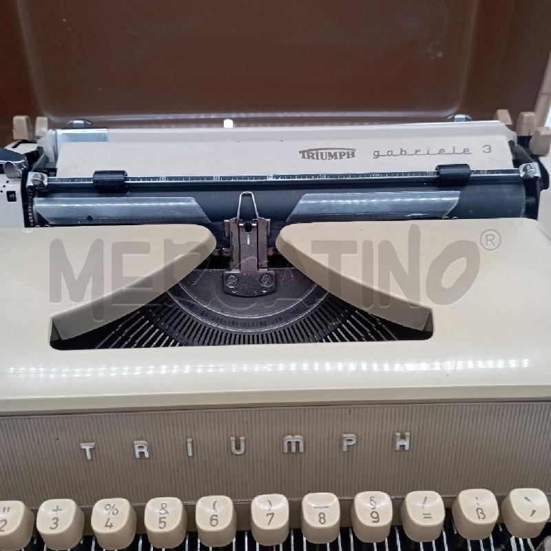 MACCHINA DA SCRIVERE TRIUMPH GABRIELE 3 | Mercatino dell'Usato Roma montemario 2
