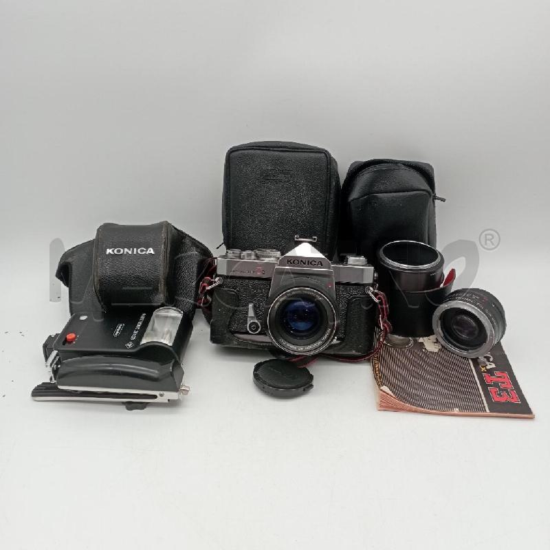 MACCHINA FOTOGRAFICA KONICA AUTOREFLEX T3+ACC | Mercatino dell'Usato Roma montemario 1