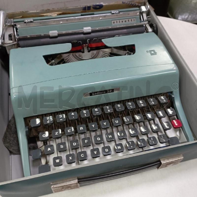 MACCHINA SCRIVERE OLIVETTI LETTERA 32 | Mercatino dell'Usato Roma montemario 1