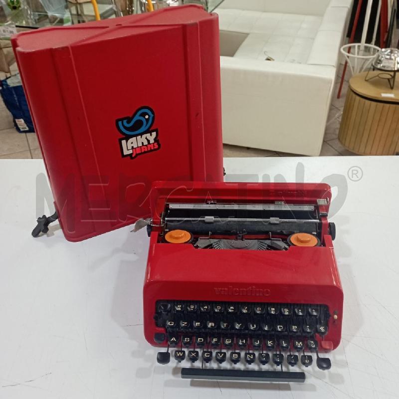 MACCHINA SCRIVERE OLIVETTI VALENTINE ROSSA | Mercatino dell'Usato Roma montemario 1
