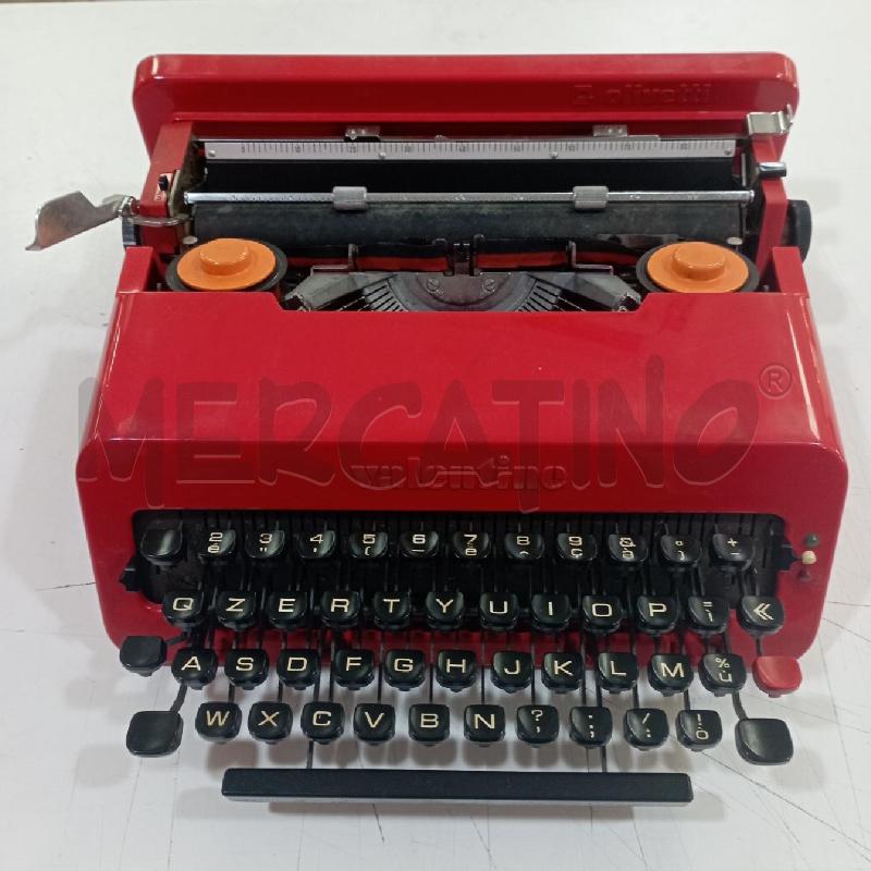 MACCHINA SCRIVERE OLIVETTI VALENTINE ROSSA | Mercatino dell'Usato Roma montemario 2