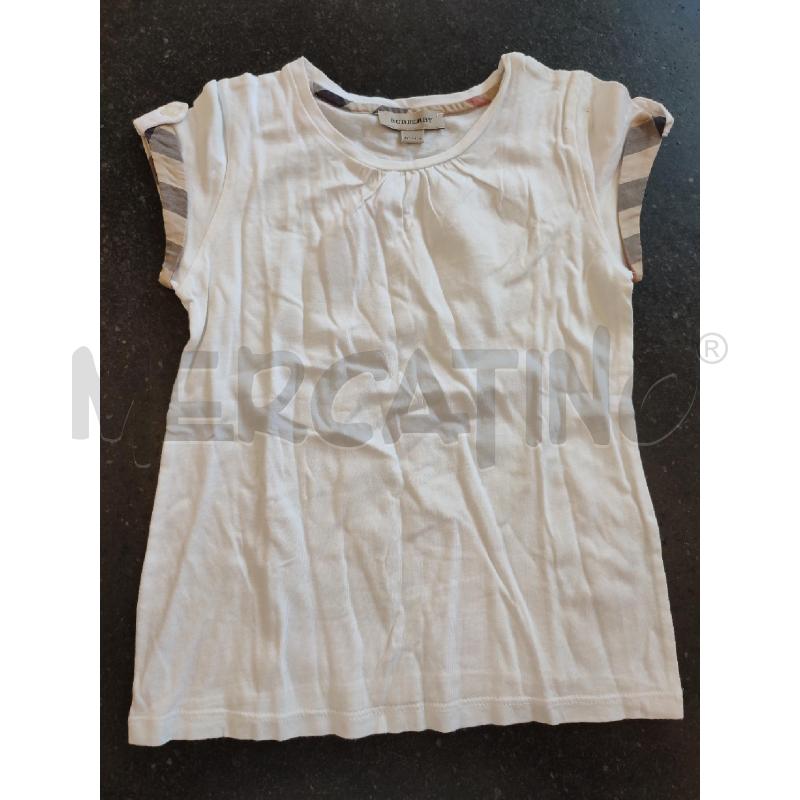 MAGLIA BAMBINO BIANCO BURBERRY | Mercatino dell'Usato Roma montemario 1