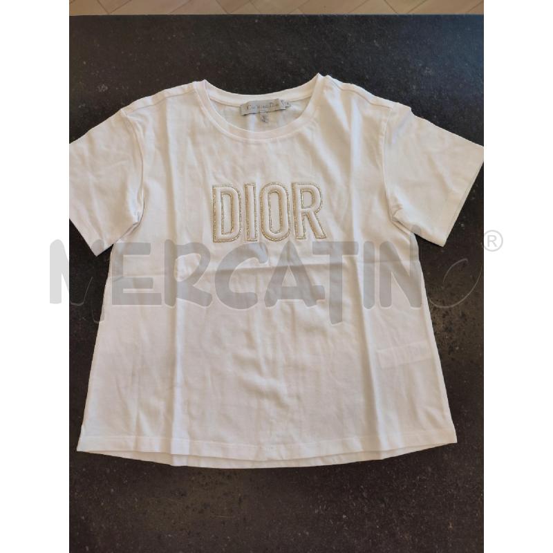 MAGLIA BAMBINO BIANCO CHRISTIAN DIOR  | Mercatino dell'Usato Roma montemario 1