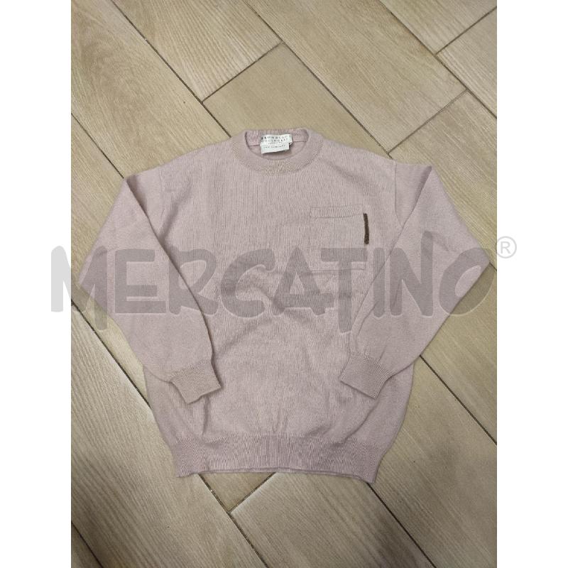 MAGLIA BAMBINO ROSA BRUNELO CUCINELLI | Mercatino dell'Usato Roma montemario 1