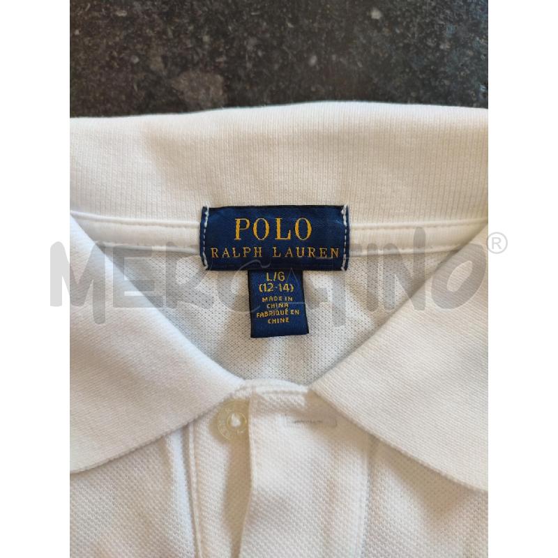 MAGLIA B BIANCA RALPH LAUREN CB | Mercatino dell'Usato Roma montemario 2