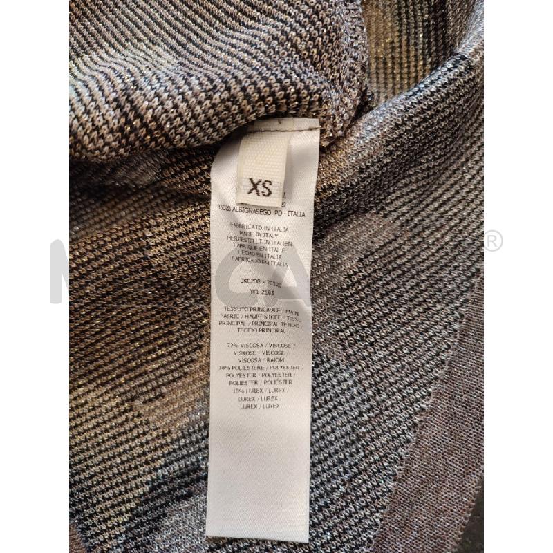 MAGLIA DONNA BEIGE MALIPARMI GRIGIO LUREX | Mercatino dell'Usato Roma montemario 2