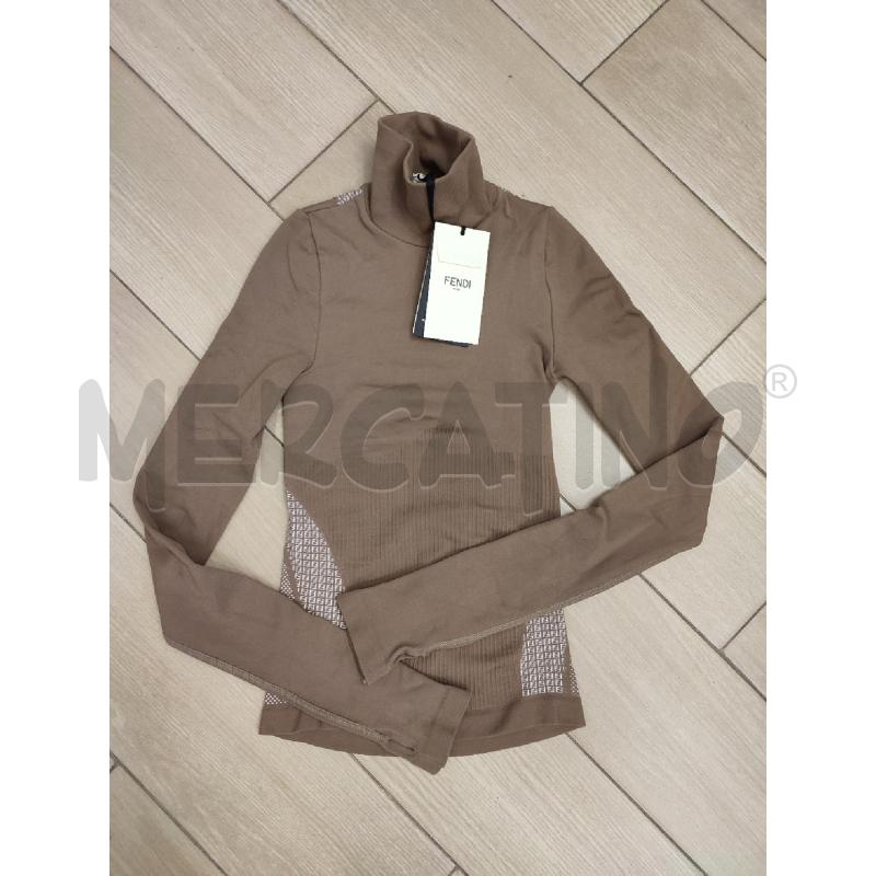 MAGLIA DONNA BEIGE TERMICA FENDI | Mercatino dell'Usato Roma montemario 1