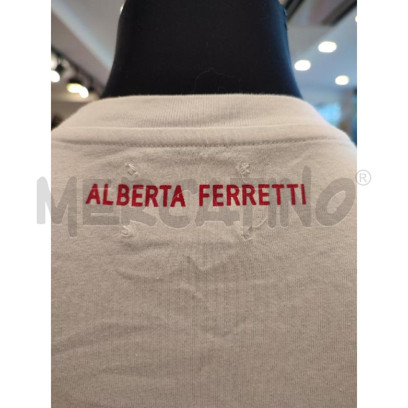 MAGLIA DONNA BIANCA ALBERTA FERRETTI LOVE IS LOVE | Mercatino dell'Usato Roma montemario 3