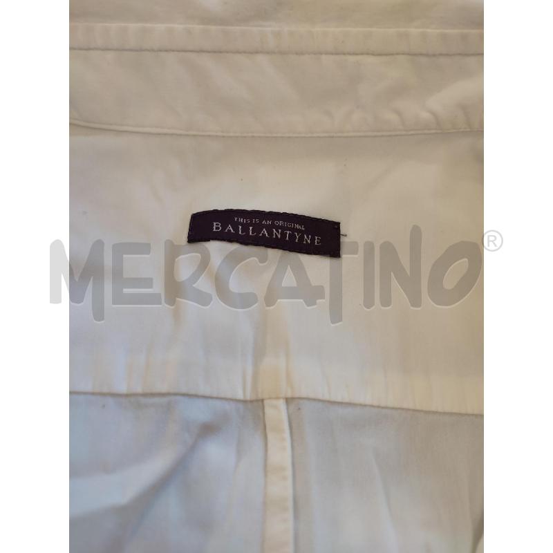 MAGLIA DONNA BIANCA BALLANTINE BOTTONII | Mercatino dell'Usato Roma montemario 2