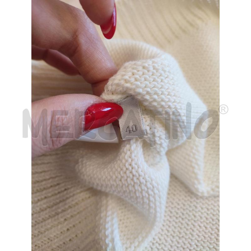 MAGLIA DONNA BIANCA COTONE PRADA | Mercatino dell'Usato Roma montemario 3