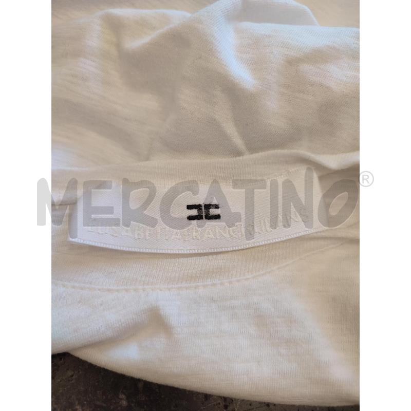 MAGLIA DONNA BIANCA ELISABETTA FRANCHI SCRITTA MACULATA | Mercatino dell'Usato Roma montemario 3