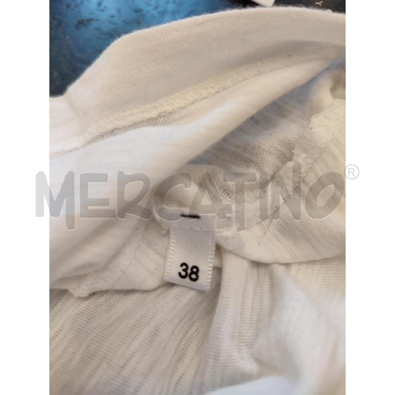 MAGLIA DONNA BIANCA ELISABETTA FRANCHI SCRITTA MACULATA | Mercatino dell'Usato Roma montemario 4