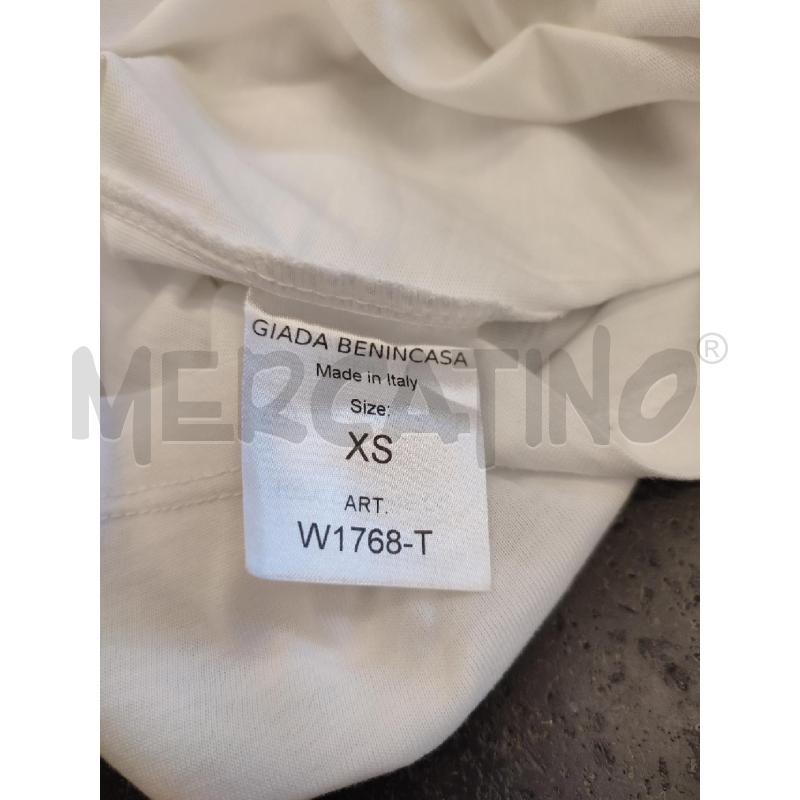 MAGLIA DONNA BIANCA GIADA BENINCASA CIAO AMORE ROMA | Mercatino dell'Usato Roma montemario 2