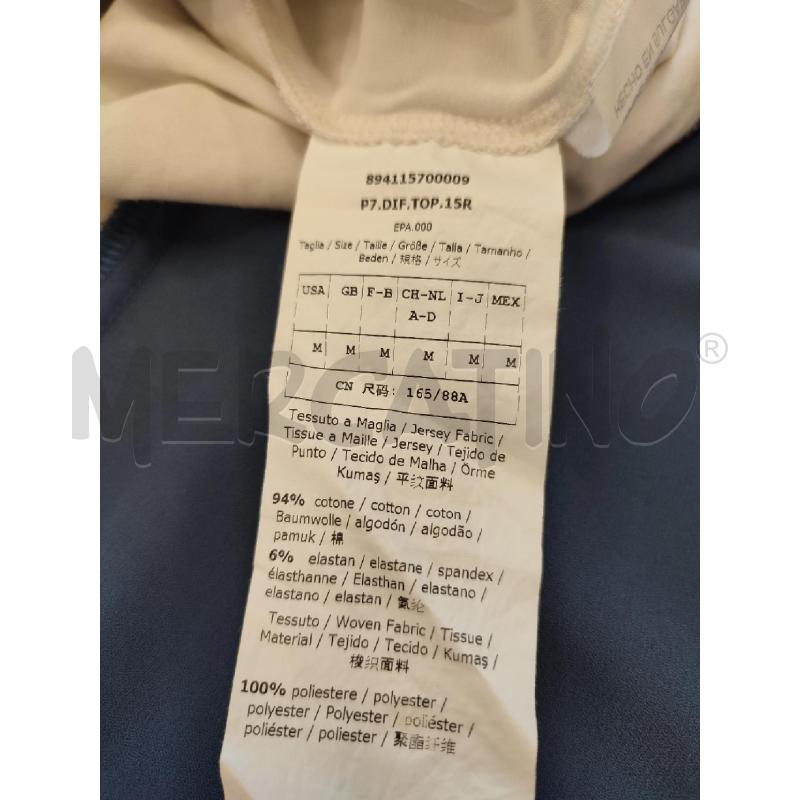 MAGLIA DONNA BIANCA MAXMARA FIORI BLU | Mercatino dell'Usato Roma montemario 2