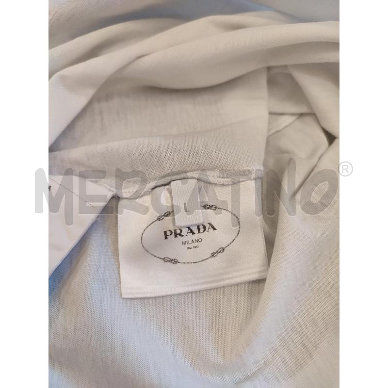 MAGLIA DONNA BIANCA PRADA | Mercatino dell'Usato Roma montemario 4