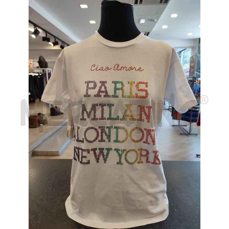MAGLIA DONNA BIANCA STRASS GIADA BENINCASA | Mercatino dell'Usato Roma montemario 1