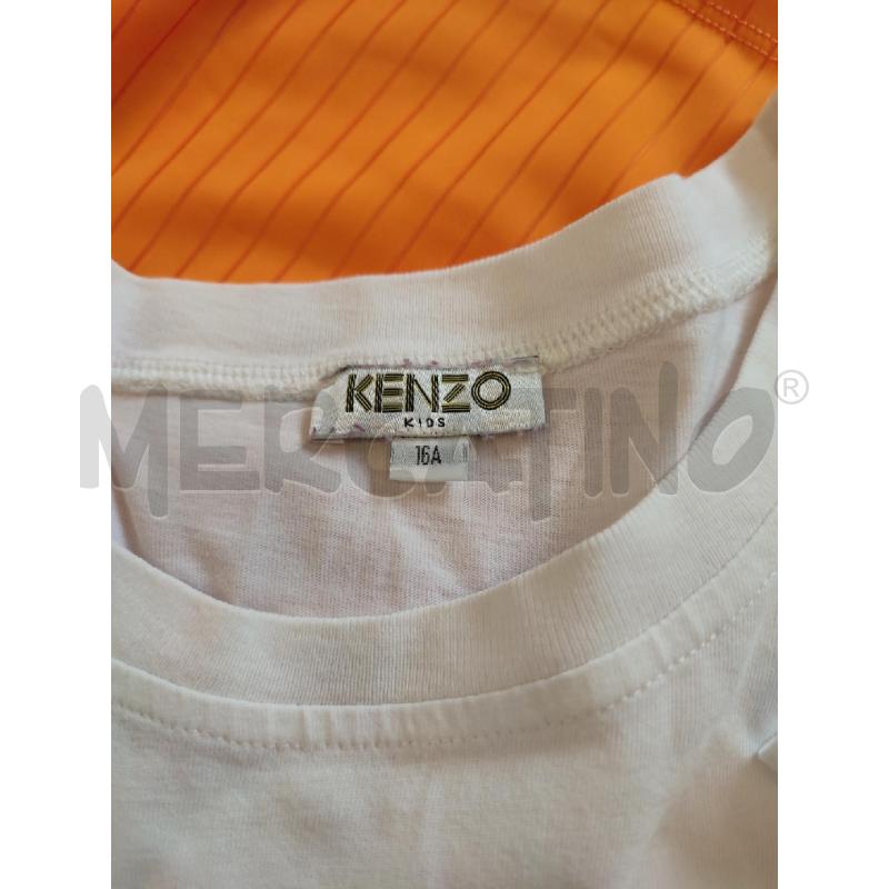 MAGLIA DONNA BIANCO KENZO GIALLO | Mercatino dell'Usato Roma montemario 2