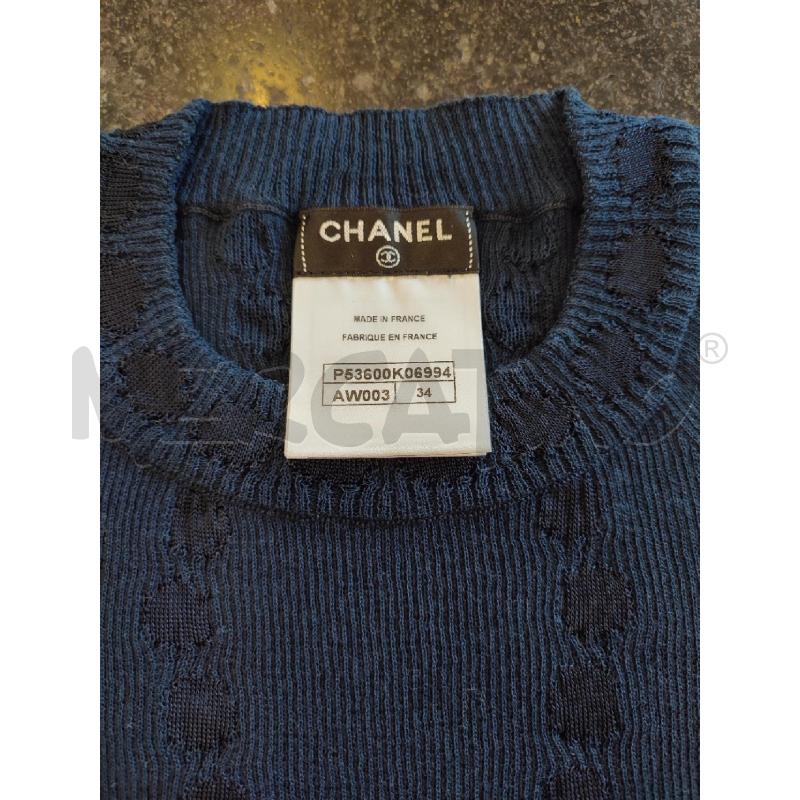 MAGLIA DONNA BLU CHANEL | Mercatino dell'Usato Roma montemario 2