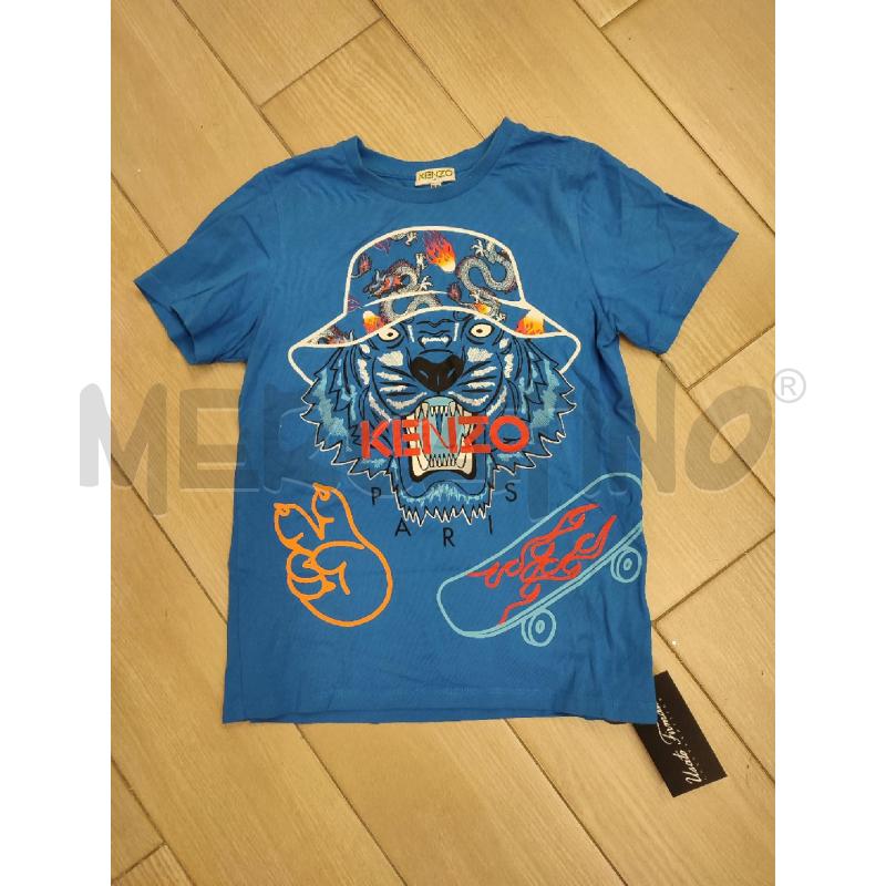MAGLIA DONNA BLU KENZO TIGRE | Mercatino dell'Usato Roma montemario 1