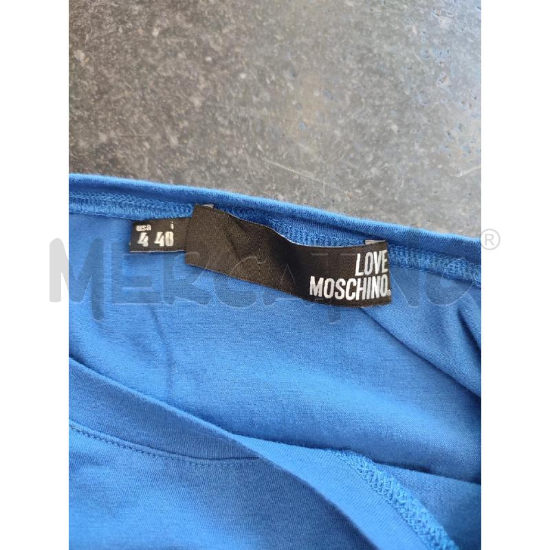 MAGLIA DONNA BLU LOVE MOSCHINO ROSA | Mercatino dell'Usato Roma montemario 4
