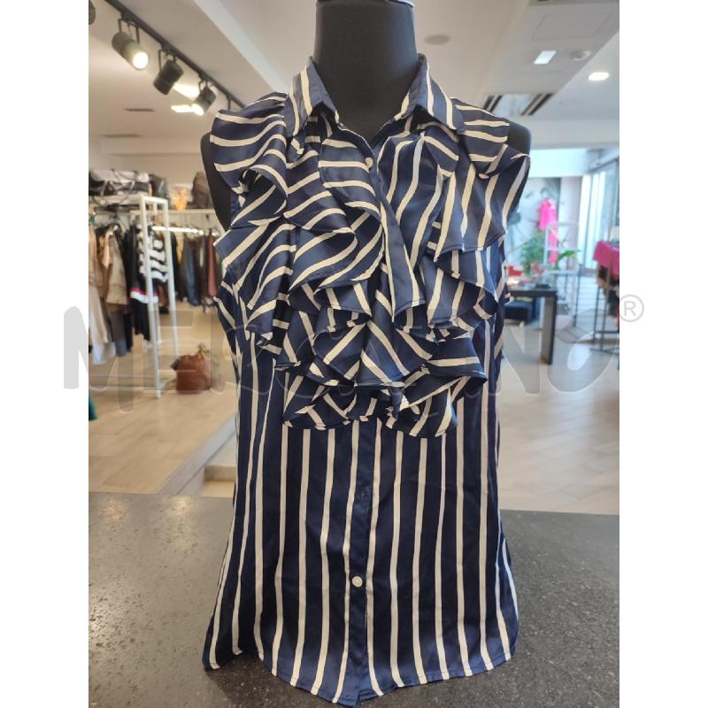 MAGLIA DONNA BLU RIGHE RALPH LAUREN | Mercatino dell'Usato Roma montemario 1