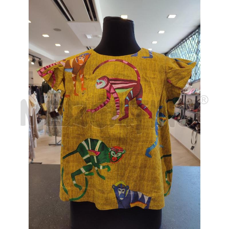 MAGLIA DONNA GIALLA SCIMMIE STELLA JEANS | Mercatino dell'Usato Roma montemario 1