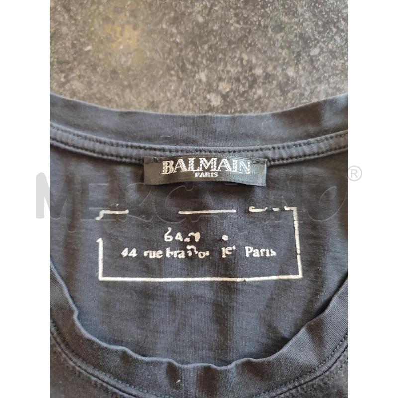 MAGLIA DONNA NERA BALMAIN ORO | Mercatino dell'Usato Roma montemario 2
