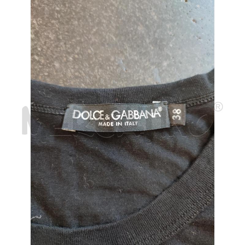 MAGLIA DONNA NERA DOLCE E GABBANA | Mercatino dell'Usato Roma montemario 3