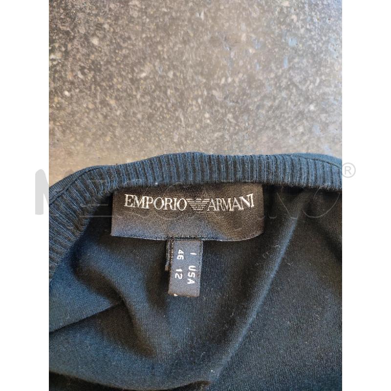 MAGLIA DONNA NERA EMPORIO ARMANI | Mercatino dell'Usato Roma montemario 3