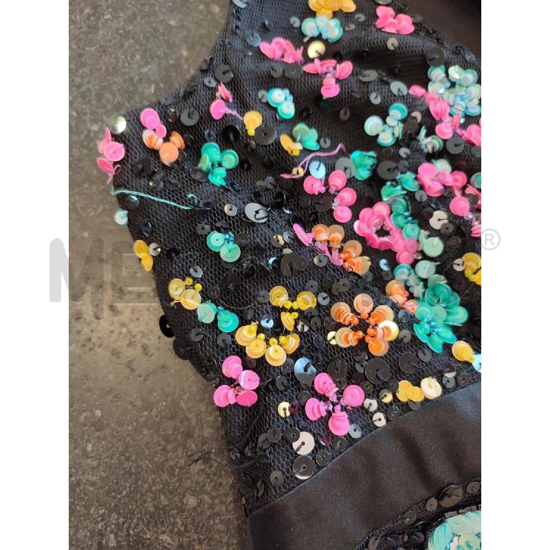 MAGLIA DONNA NERA GAI MATTIOLO STRASS | Mercatino dell'Usato Roma montemario 3