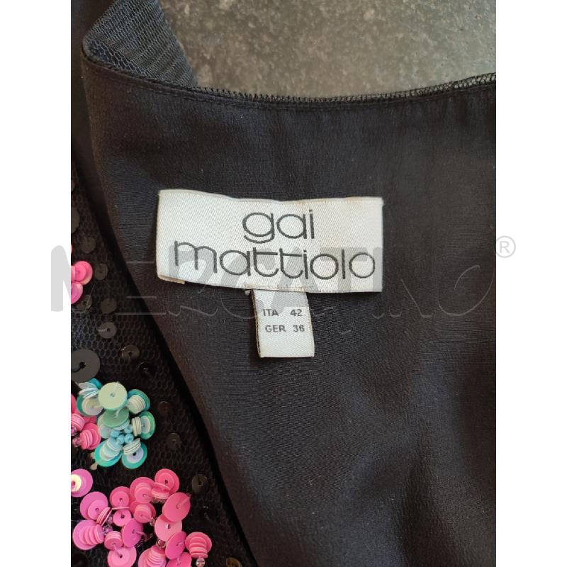 MAGLIA DONNA NERA GAI MATTIOLO STRASS | Mercatino dell'Usato Roma montemario 4