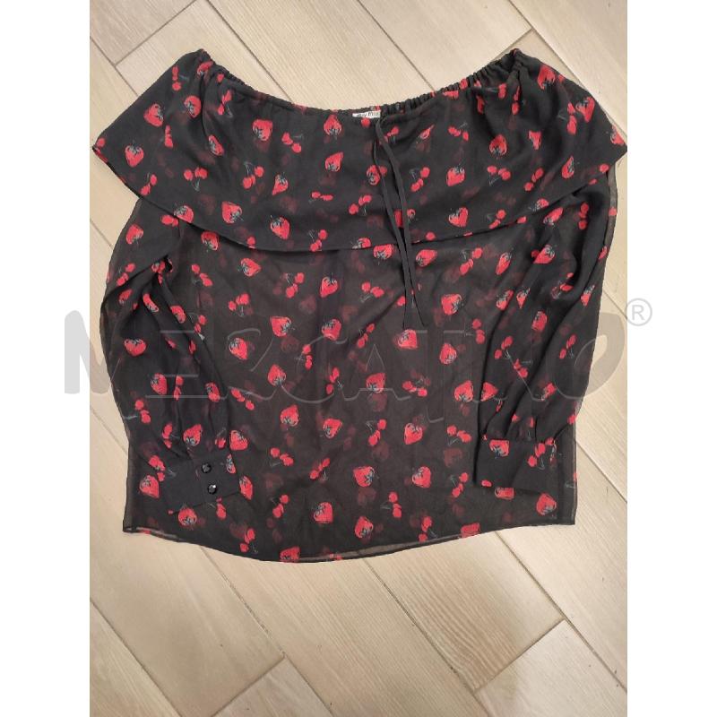 MAGLIA DONNA NERA MIU MIU FRAGOLE CILIE | Mercatino dell'Usato Roma montemario 1